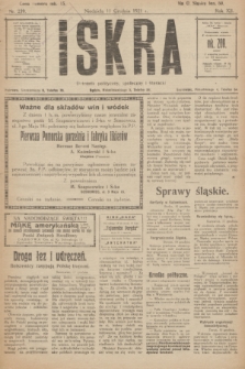 Iskra : dziennik polityczny, społeczny i literacki. R.12, nr 239 (11 grudnia 1921)