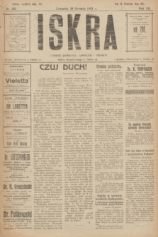 Iskra : dziennik polityczny, społeczny i literacki. R.12, nr 252 (29 grudnia 1921)