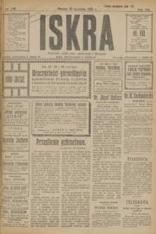 Iskra : dziennik polityczny, społeczny i literacki. R.13, nr 140 (27 czerwca 1922)