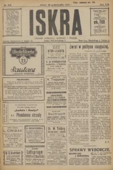Iskra : dziennik polityczny, społeczny i literacki. R.13, nr 238 (24 października 1922)