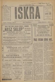 Iskra : dziennik polityczny, społeczny i literacki. R.13, nr 288 (23 grudnia 1922) + wkładka