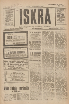 Iskra : dziennik polityczny, społeczny i literacki. R.14, nr 169 (1 sierpnia 1923)