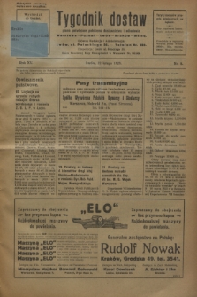 Tygodnik dostaw : pismo poświęcone polskiemu dostawnictwu i odbudowie. R.15, nr 8 (22 lutego 1923)