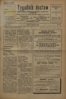 Tygodnik dostaw : pismo fachowe poświęcone polskiemu dostawnictwu i odbudowie. R.15, nr 30 (8 sierpnia 1923)