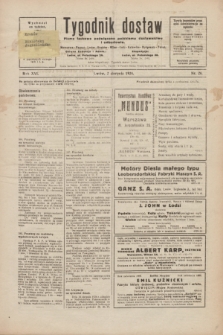 Tygodnik dostaw : pismo fachowe poświęcone polskiemu dostawnictwu i odbudowie. R.16, nr 26 (2 sierpnia 1924)