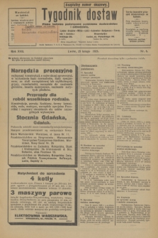 Tygodnik dostaw : pismo fachowe poświęcone polskiemu dostawnictwu i odbudowie. R.17, nr 8 (25 lutego 1925)