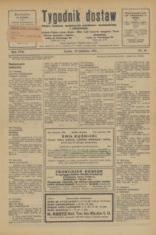 Tygodnik dostaw : pismo fachowe poświęcone polskiemu dostawnictwu i odbudowie. R.17, nr 16 (23 kwietnia 1925)