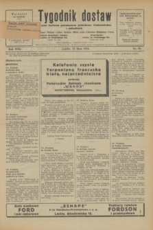 Tygodnik dostaw : pismo fachowe poświęcone polskiemu dostawnictwu i odbudowie. R.17, nr 28 (23 lipca 1925)