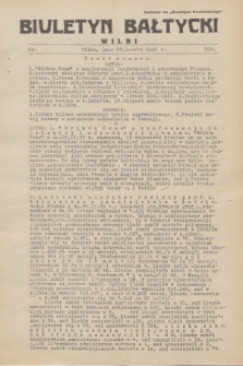 Biuletyn Bałtycki Wilbi : dodatek do „Biuletynu Kowieńskiego”. 1935, nr 269 (23 lutego)