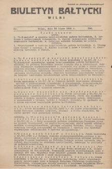 Biuletyn Bałtycki Wilbi : dodatek do „Biuletynu Kowieńskiego”. 1935, nr 298 (22 lipca)