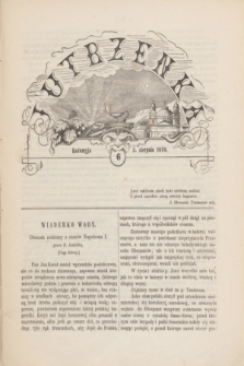 Jutrzenka. R.1, nr 6 (5 sierpnia 1870)
