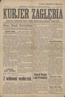 Kurjer Zagłębia : najdawniejszy i najpoczytniejszy dziennik w Zagłębiu. R.9, nr 261 (13 października 1914)