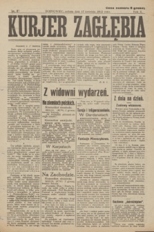 Kurjer Zagłębia. R.10, nr 87 (17 kwietnia 1915)