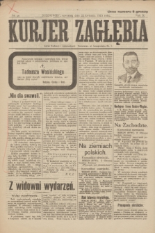 Kurjer Zagłębia. R.10, nr 91 (22 kwietnia 1915) [po konfiskacie]