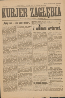 Kurjer Zagłębia. R.10, nr 144 (27 czerwca 1915)