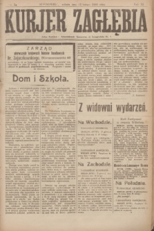 Kurjer Zagłębia. R.11, nr 34 (12 lutego 1916)