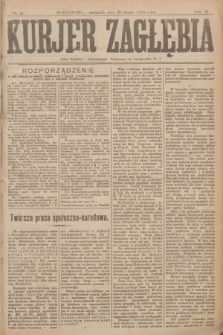 Kurjer Zagłębia. R.11, nr 41 (20 lutego 1916)