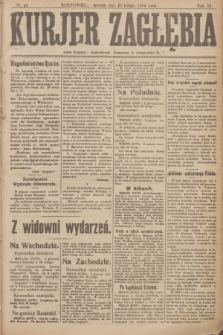 Kurjer Zagłębia. R.11, nr 42 (22 lutego 1916)
