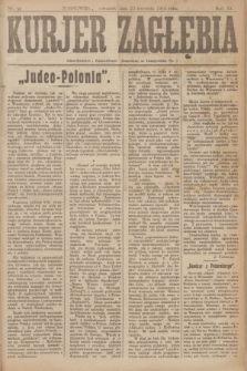 Kurjer Zagłębia. R.11, nr 91 (20 kwietnia 1916)