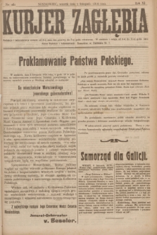 Kurjer Zagłębia. R.11, nr 251 (7 listopada 1916)