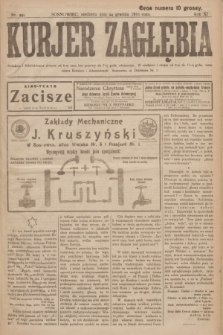 Kurjer Zagłębia. R.11, nr 291 (24 grudnia 1916)