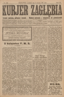 Kurjer Zagłębia : dziennik społeczny, polityczny i literacki. R.12, nr 179 (9 sierpnia 1917)