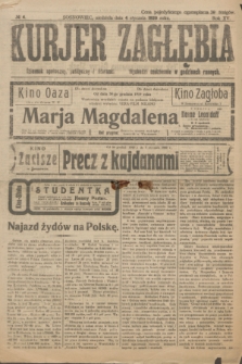 Kurjer Zagłębia : dziennik społeczny, polityczny i literacki. R.15, № 4 (4 stycznia 1920)