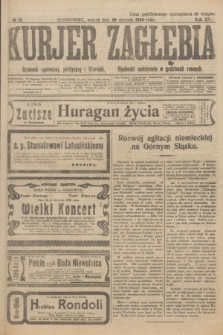 Kurjer Zagłębia : dziennik społeczny, polityczny i literacki. R.15, № 18 (20 stycznia 1920)