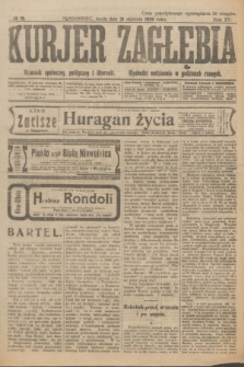Kurjer Zagłębia : dziennik społeczny, polityczny i literacki. R.15, № 19 (21 stycznia 1920)