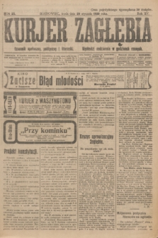 Kurjer Zagłębia : dziennik społeczny, polityczny i literacki. R.15, № 25 (28 stycznia 1920)