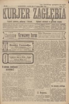 Kurjer Zagłębia : dziennik społeczny, polityczny i literacki. R.15, № 41 (17 lutego 1920)