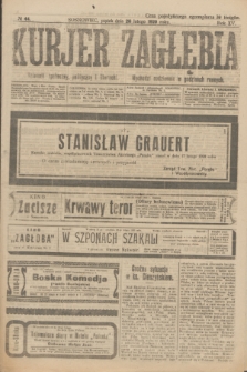Kurjer Zagłębia : dziennik społeczny, polityczny i literacki. R.15, № 44 (20 lutego 1920)