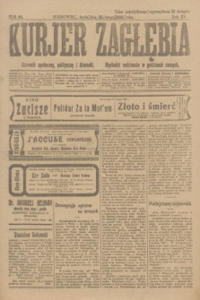 Kurjer Zagłębia : dziennik społeczny, polityczny i literacki. R.15, № 48 (25 lutego 1920)