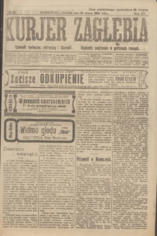 Kurjer Zagłębia : dziennik społeczny, polityczny i literacki. R.15, № 67 (18 marca 1920)