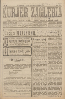 Kurjer Zagłębia : dziennik społeczny, polityczny i literacki. R.15, № 69 (20 marca 1920)