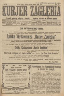 Kurjer Zagłębia : dziennik społeczny, polityczny i literacki. R.15, № 78 (31 marca 1920)