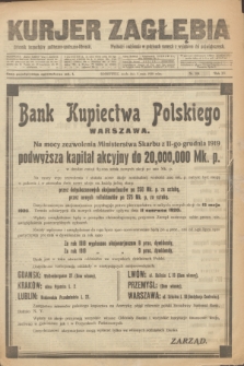 Kurjer Zagłębia : dziennik bezpartyjny polityczno-społeczno-literacki. R.15, nr 104 (5 maja 1920)