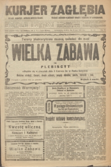 Kurjer Zagłębia : dziennik bezpartyjny polityczno-społeczno-literacki. R.15, nr 123 (30 maja 1920)