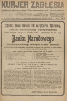 Kurjer Zagłębia : dziennik bezpartyjny polityczno-społeczno-literacki. R.15, nr 151 (6 lipca 1920)