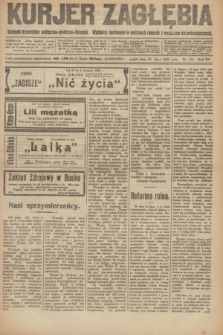 Kurjer Zagłębia : dziennik bezpartyjny polityczno-społeczno-literacki. R.15, nr 172 (30 lipca 1920)