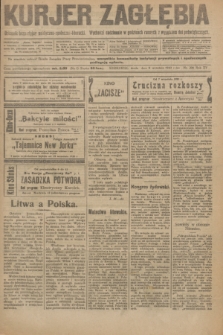 Kurjer Zagłębia : dziennik bezpartyjny polityczno-społeczno-literacki. R.15, nr 206 (8 września 1920)