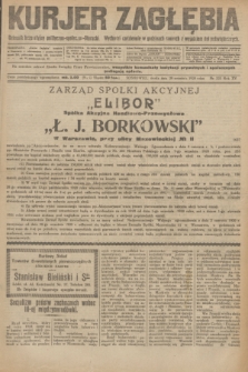 Kurjer Zagłębia : dziennik bezpartyjny polityczno-społeczno-literacki. R.15, nr 223 (29 września 1920)