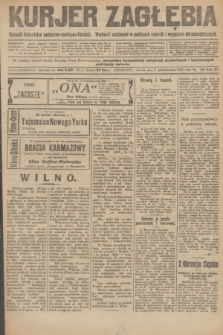 Kurjer Zagłębia : dziennik bezpartyjny polityczno-społeczno-literacki. R.15, nr 228 (5 października 1920)