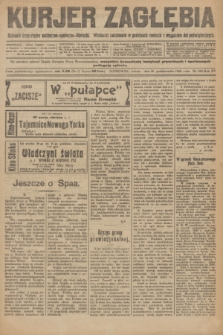 Kurjer Zagłębia : dziennik bezpartyjny polityczno-społeczno-literacki. R.15, nr 250 (30 października 1920)