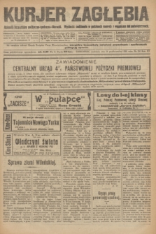 Kurjer Zagłębia : dziennik bezpartyjny polityczno-społeczno-literacki. R.15, nr 251 (31 października 1920)