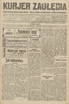 Kurjer Zagłębia : dziennik bezpartyjny polityczno-społeczno-literacki. R.15, nr 258 (10 listopada 1920)