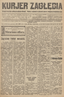 Kurjer Zagłębia : dziennik bezpartyjny polityczno-społeczno-literacki. R.15, nr 294 (23 grudnia 1920)