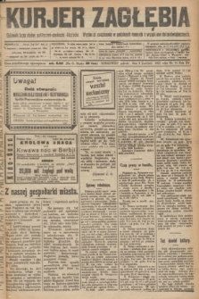 Kurjer Zagłębia : dziennik bezpartyjny polityczno-społeczno-literacki. R.15 [i.e.16], nr 72 (2 kwietnia 1921)