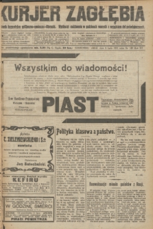 Kurjer Zagłębia : dziennik bezpartyjny polityczno-społeczno-literacki. R.15 [i.e.16], nr 149 (8 lipca 1921)