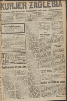 Kurjer Zagłębia : dziennik bezpartyjny polityczno-społeczno-literacki. R.15 [i.e.16], nr 156 (16 lipca 1921)